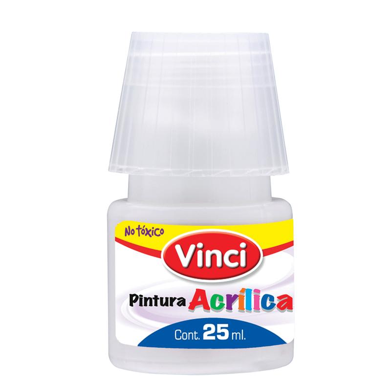 Pintura Acrilica Blanco De Titanio 25 ml Vinci Dixon