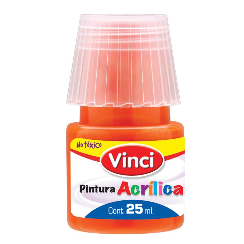 Pintura Acrilica Naranja 25 ml Vinci Dixon Papelería del Ahorro