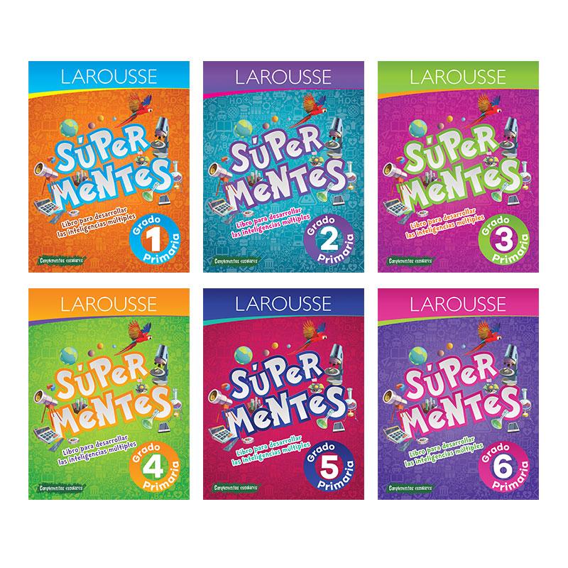 Libro Actividades Super Mentes 1 Primaria 64 Pag 6 Tit Larousse