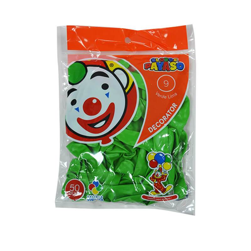 Globo Decorator Verde Esmeralda Paquete/50 piezas Fasemex