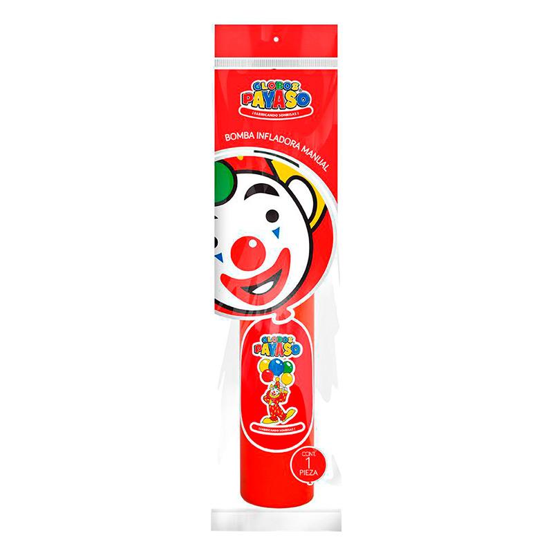 Bomba Infla Globo Manual Payaso Fasemex