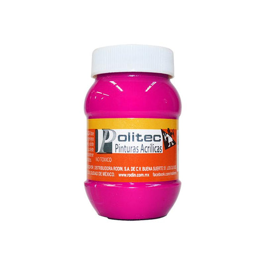 Pintura Acrílica Magenta 100 ml Politec Bote Rodin