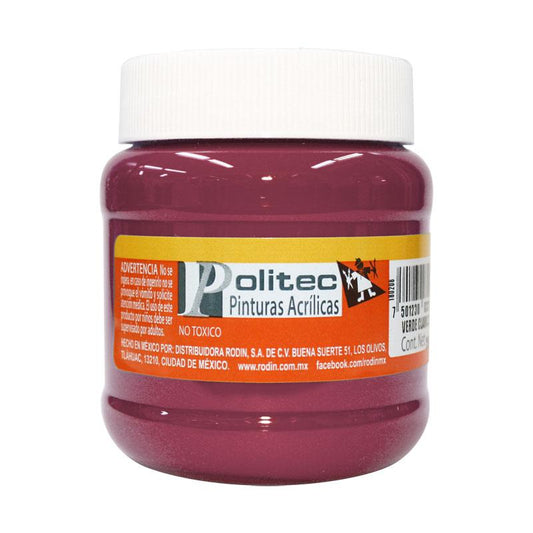 Pintura Acrílica Malva 250 ml Politec Bote Rodin
