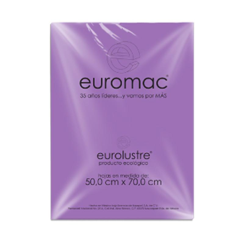 Papel Lustre Lila Pastel 50 x 70 cm Paquete/25 piezas Euromac Arpapel