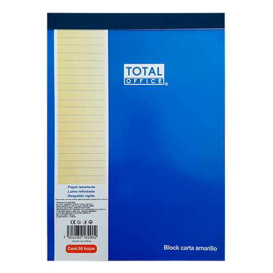 Block Carta Raya Amarillo 50 Hjs Total Office