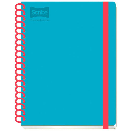 Cuaderno Profesional Doble Arillo Cuadro Grande 200 hjs Universitaria Scribe