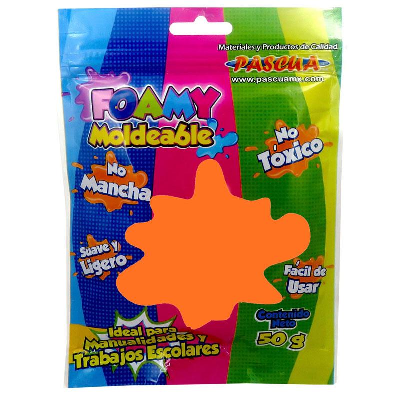 Foamy Moldeable Naranja 50 gr Pascua