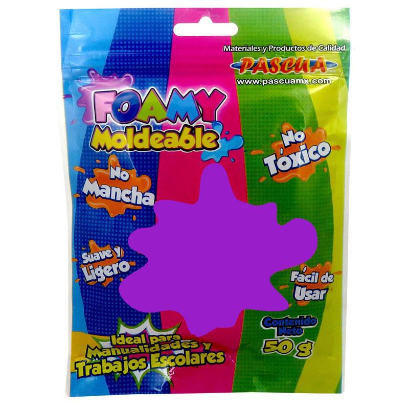 Foamy Moldeable Morado 50 gr Pascua