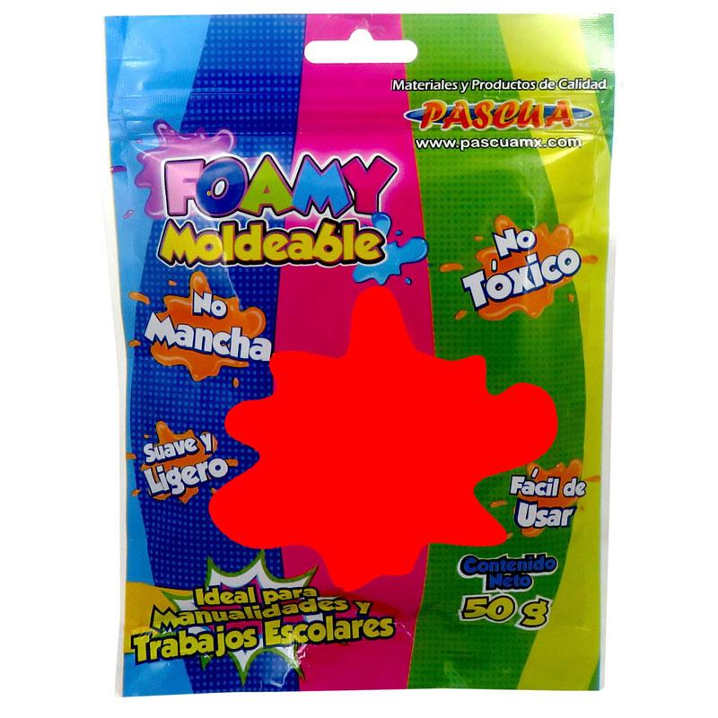 Foamy Moldeable Rojo 50 gr Pascua