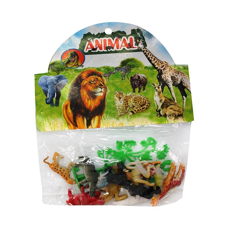 Juguete de animales, paquete de 64 figuras de animales de plástico  realistas de selva salvaje, para niños, niñas, recuerdos de fiesta, piñata,  bolsas