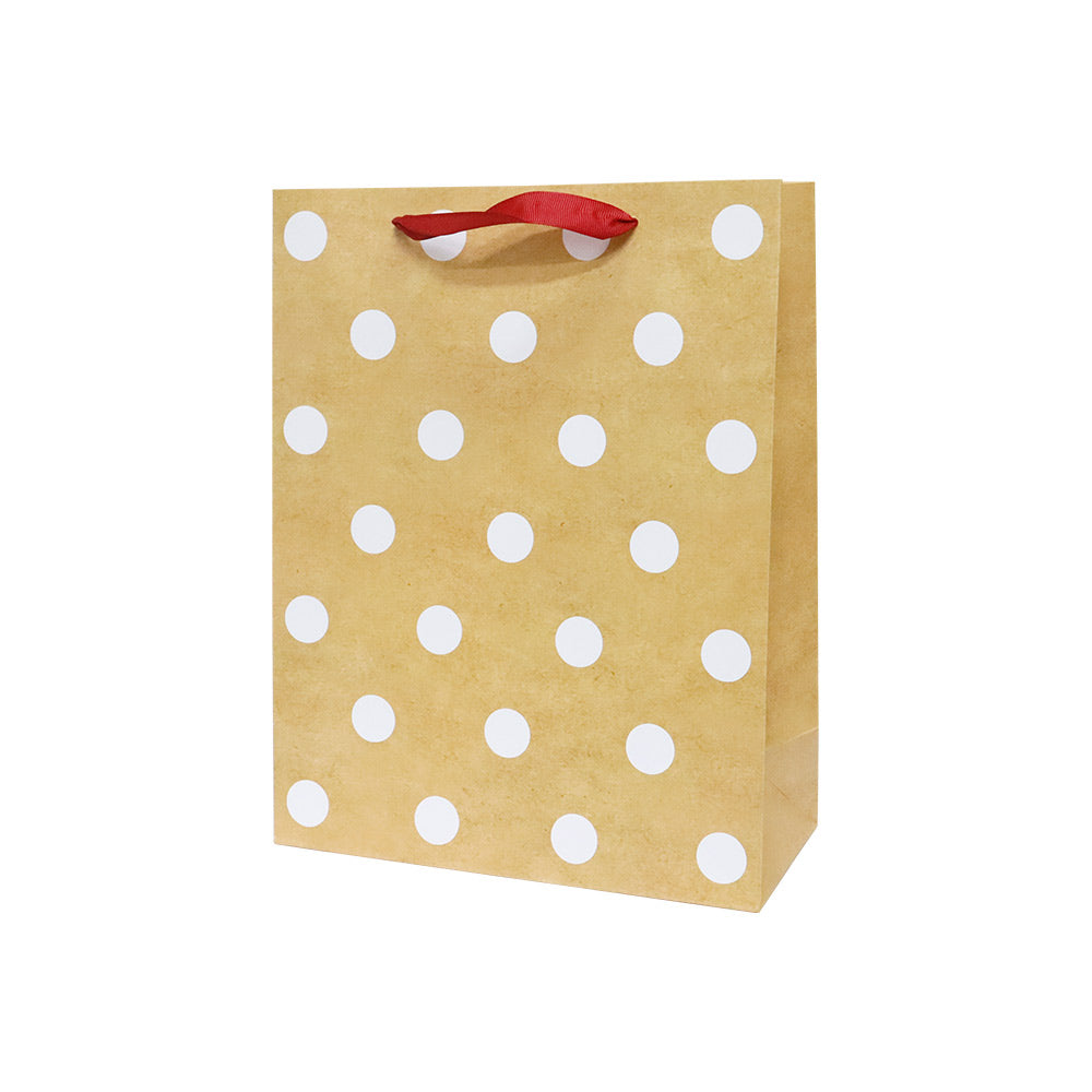 Bolsa de Regalo Mediana 32 x 25 x 11 cm Blanco y Negro 1 pieza ITrade