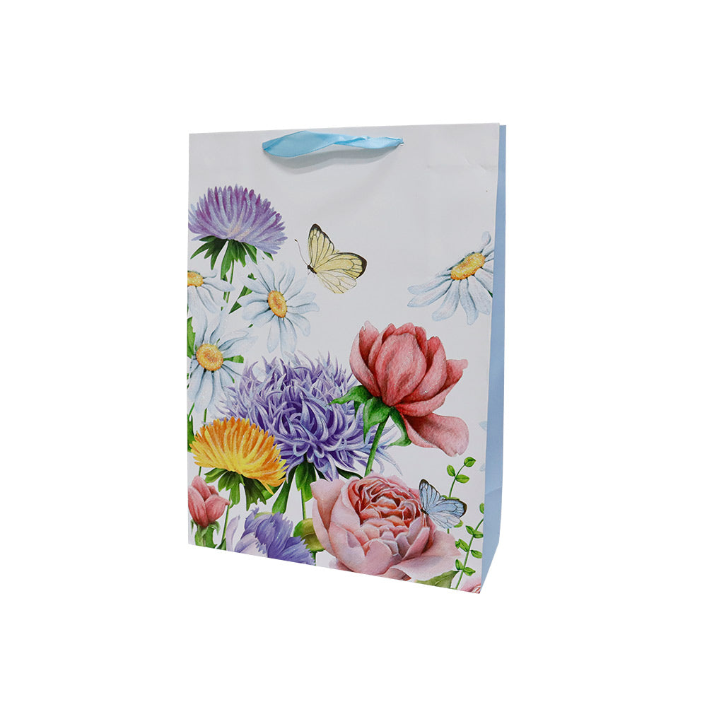 Bolsa de Regalo Flores Mediano 32 x 25 x 11 cm 1 pieza ITrade