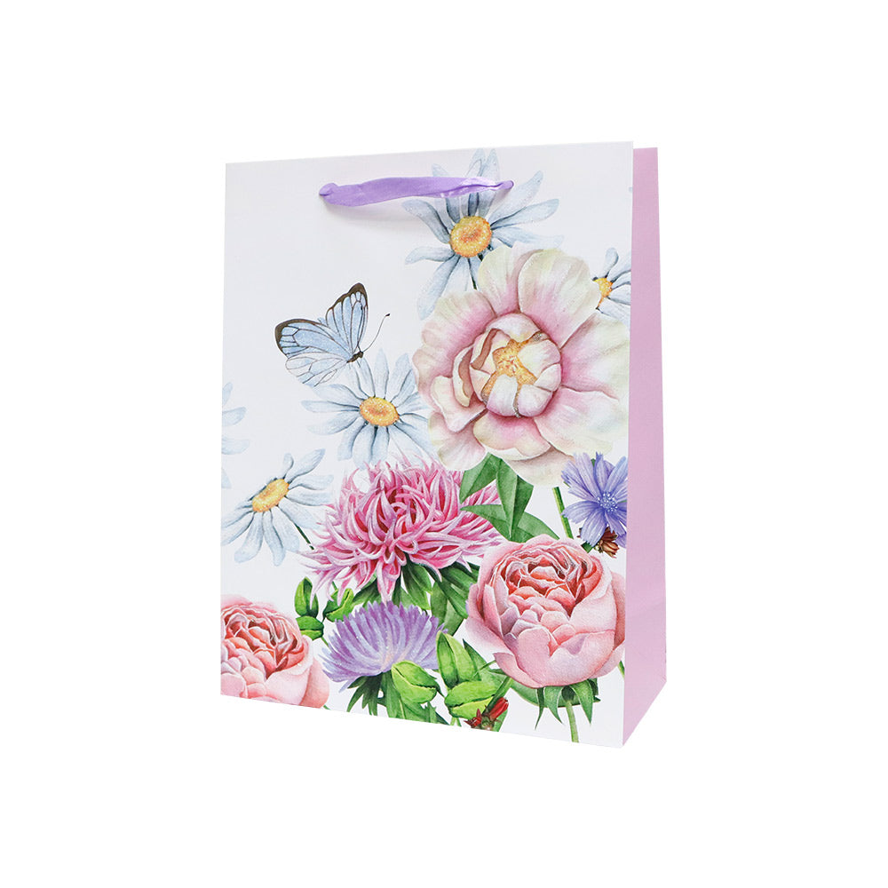 Bolsa de Regalo Flores Mediano 32 x 25 x 11 cm 1 pieza ITrade