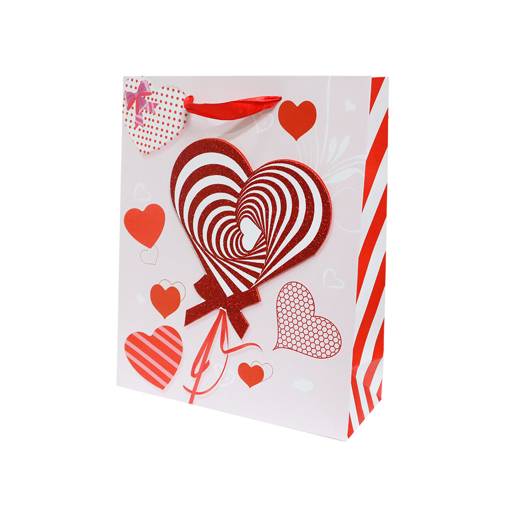 Bolsa de Regalo Mediana Red Valentine 32 x 26 x 10 cm 1 pieza ITrade