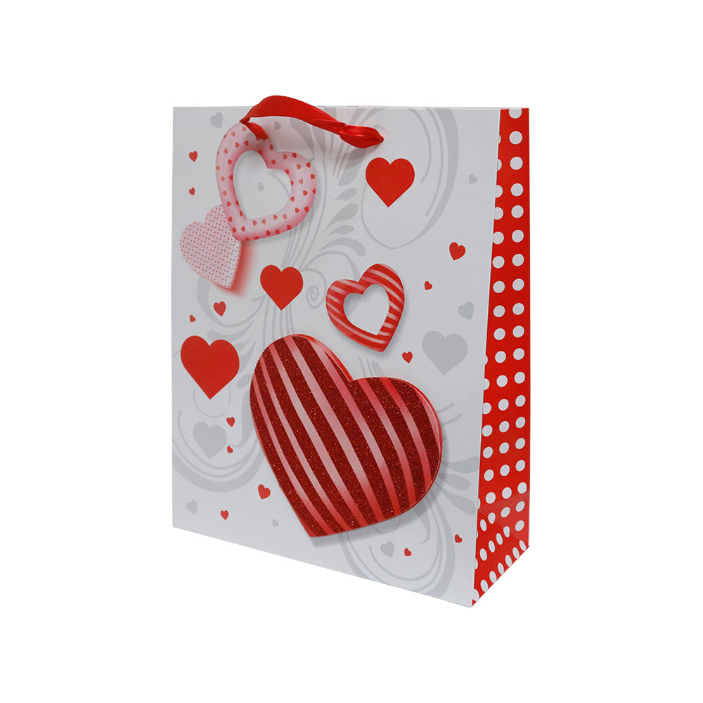 Bolsa de Regalo Mediana Red Valentine 32 x 26 x 10 cm 1 pieza ITrade
