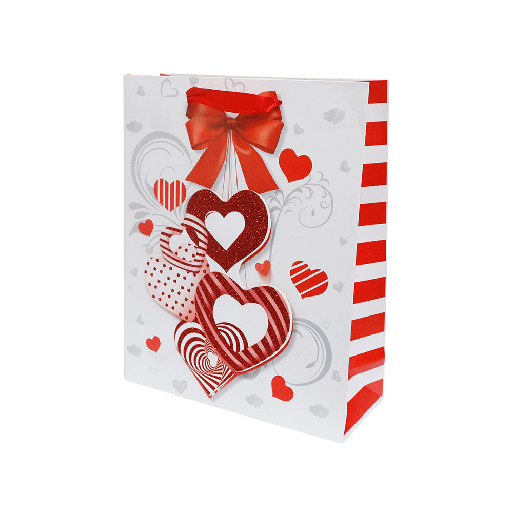 Bolsa de Regalo Mediana Red Valentine 32 x 26 x 10 cm 1 pieza ITrade
