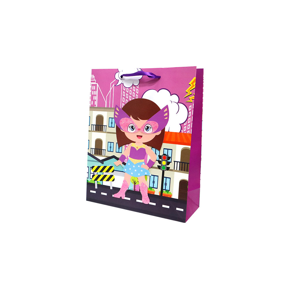 Bolsa de Regalo Super Héroes Mediano 32 x 26 x 10 cm 1 pieza ITrade