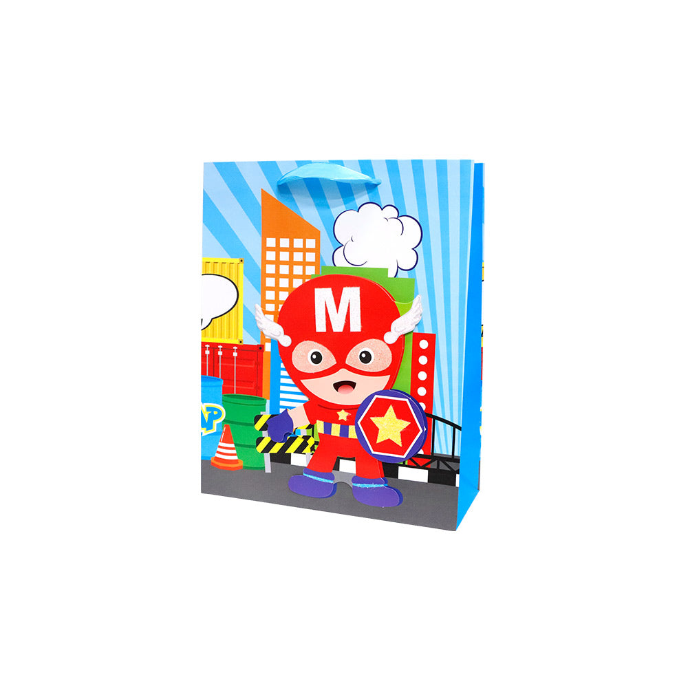 Bolsa de Regalo Super Héroes Mediano 32 x 26 x 10 cm 1 pieza ITrade