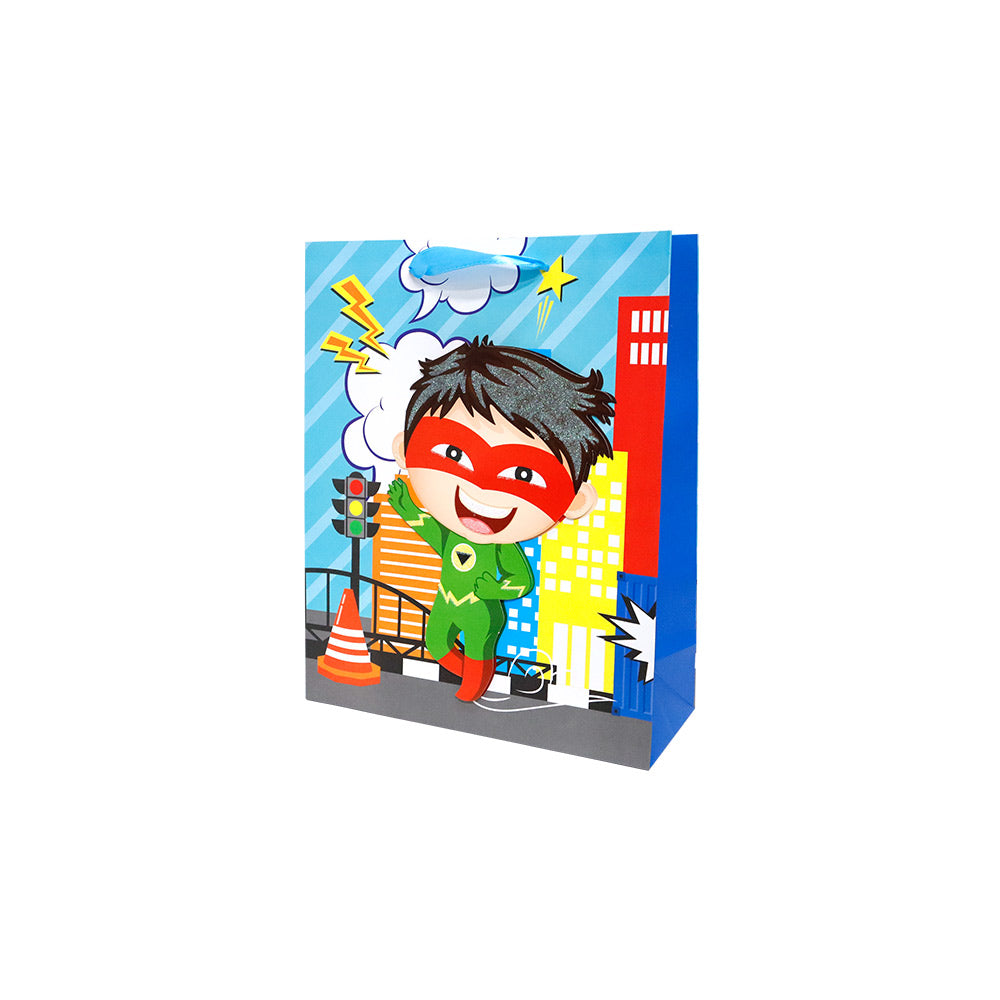 Bolsa de Regalo Super Héroes Mediano 32 x 26 x 10 cm 1 pieza ITrade