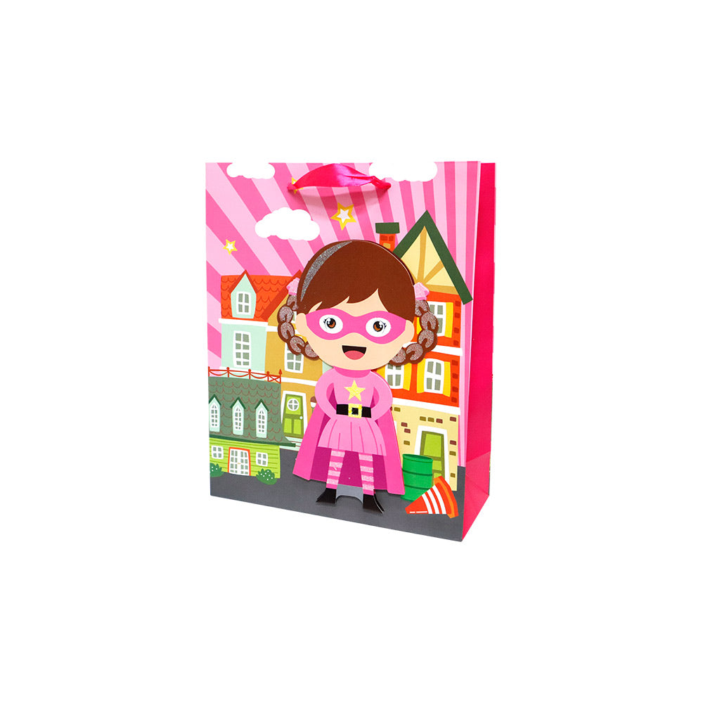 Bolsa de Regalo Super Héroes Mediano 32 x 26 x 10 cm 1 pieza ITrade