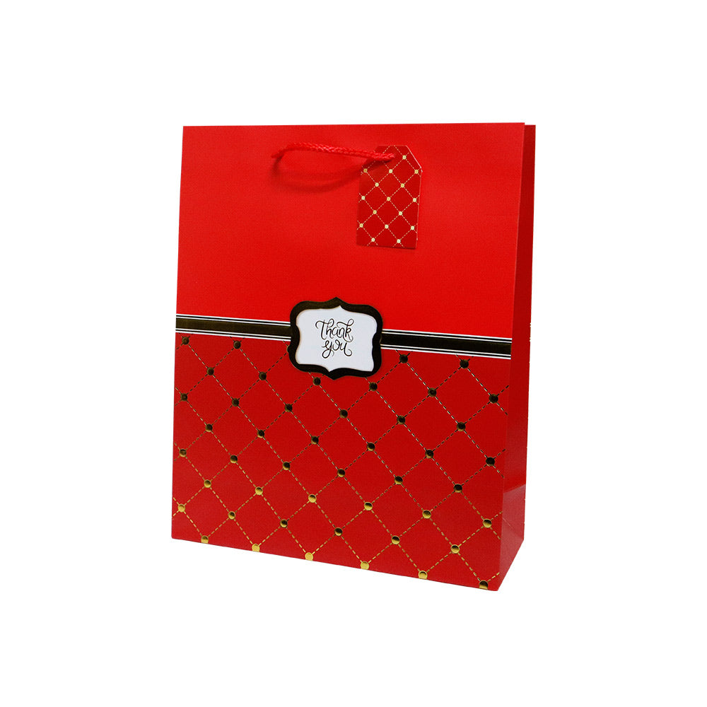 Bolsa de Regalo Golden Stamp Mediano 32 x 26 x 10 cm 1 pieza ITrade
