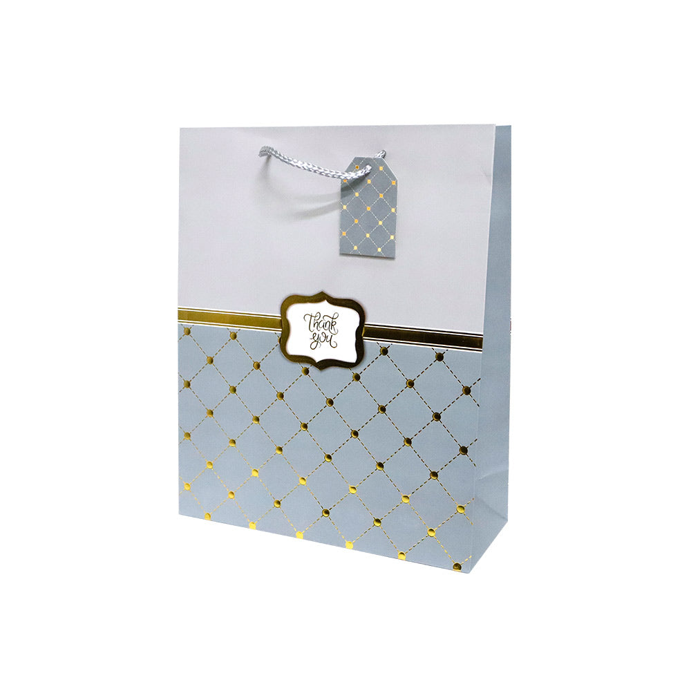 Bolsa de Regalo Golden Stamp Mediano 32 x 26 x 10 cm 1 pieza ITrade