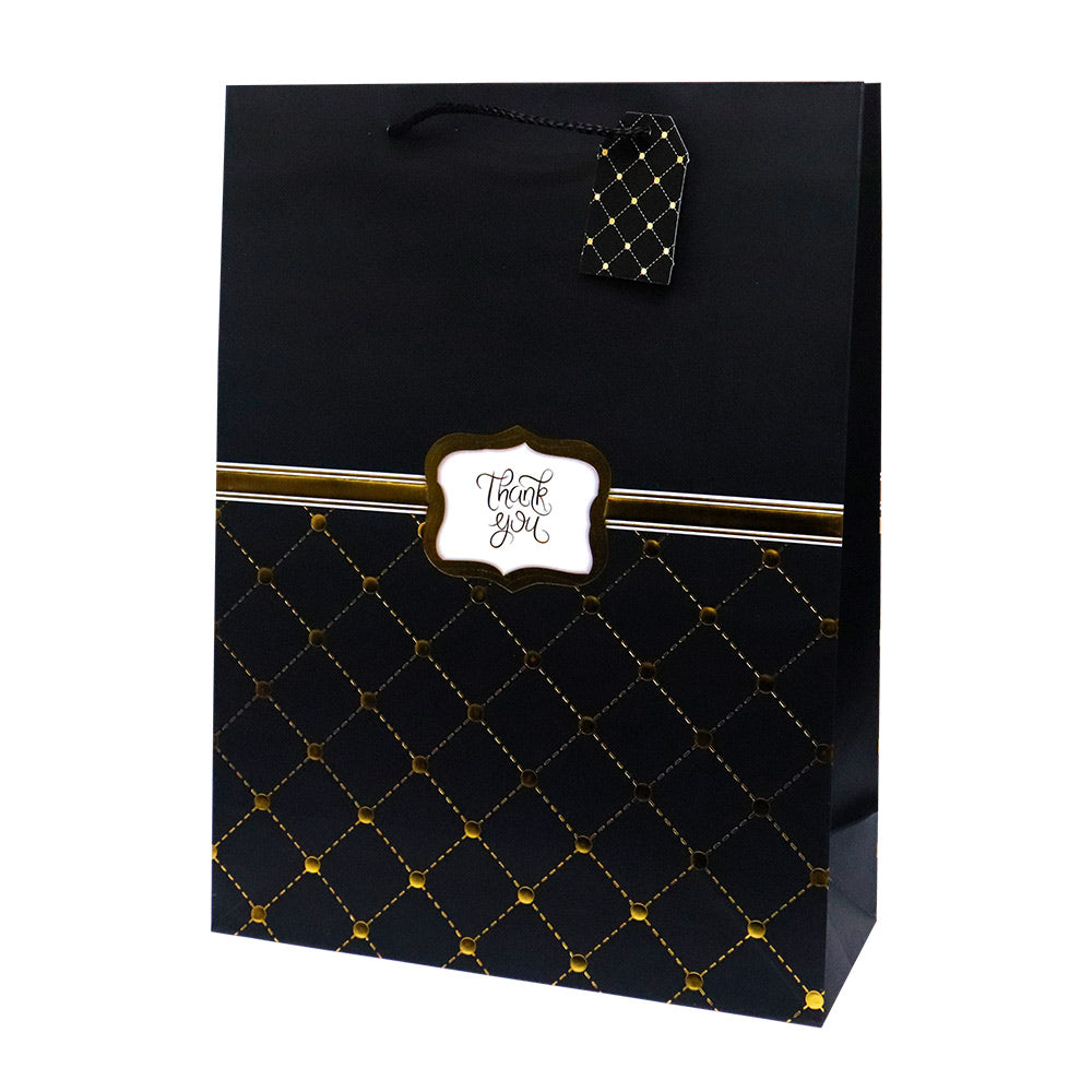 Bolsa de Regalo Golden Stamp Grande 40 x 30 x 12 cm 1 pieza ITrade