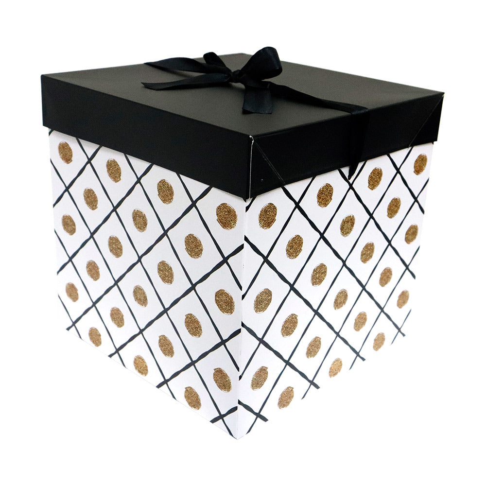 Caja de Regalo Armable Golden Box 22 x 22 x 22 cm 1 pieza ITrade
