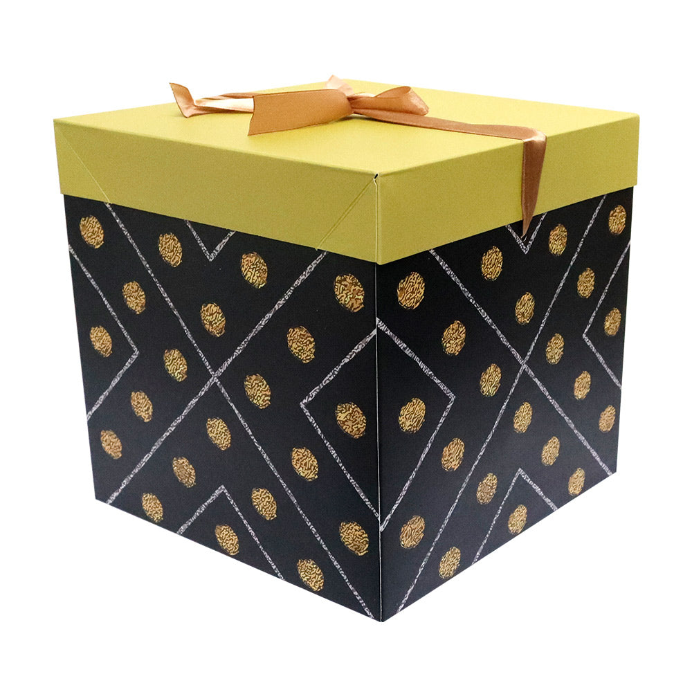 Caja de Regalo Armable Golden Box 22 x 22 x 22 cm 1 pieza ITrade