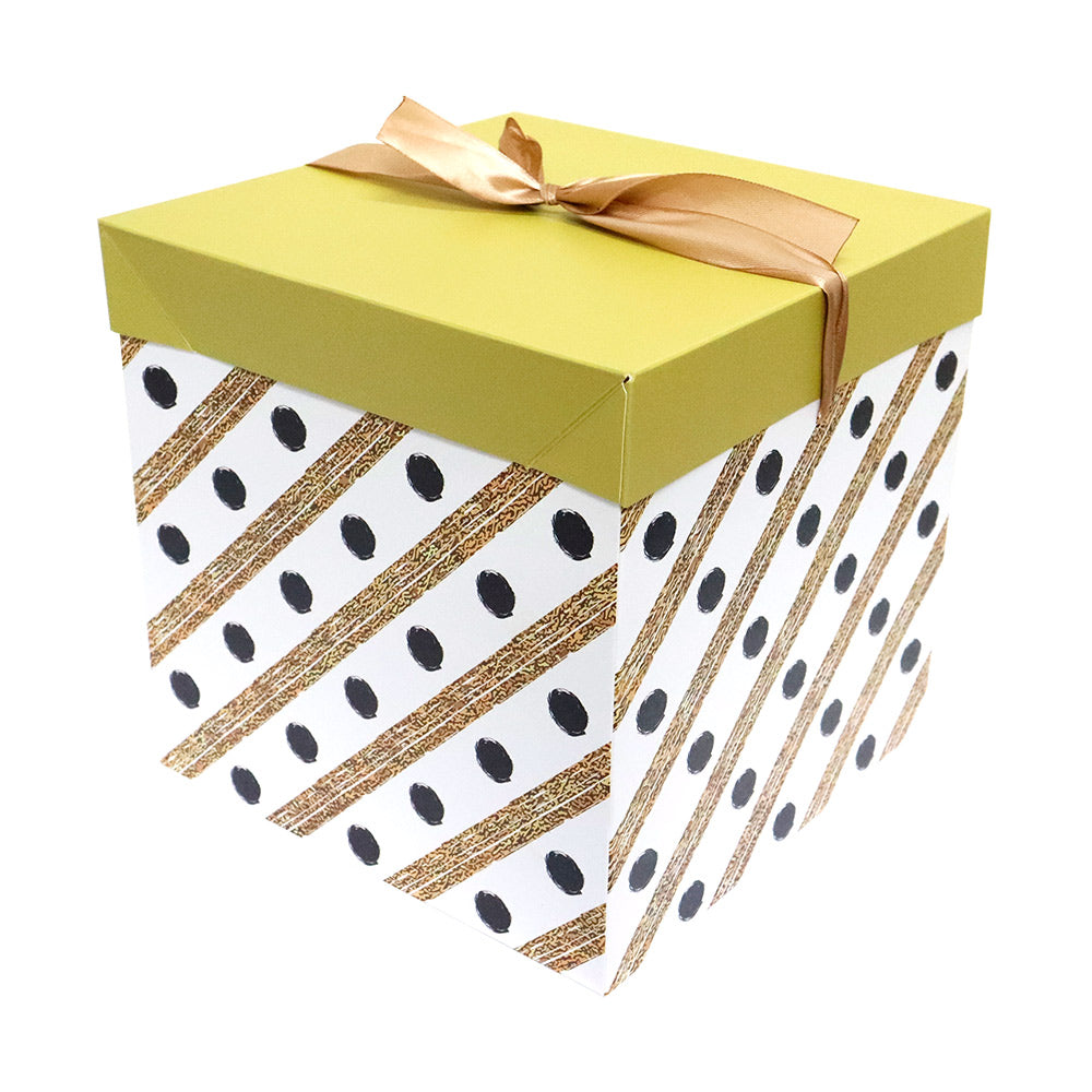 Caja de Regalo Armable Golden Box 22 x 22 x 22 cm 1 pieza ITrade