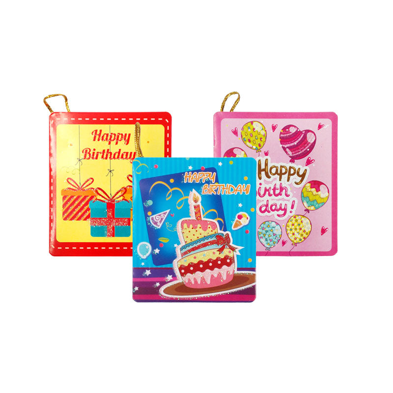 Tarjeta de Feliz Cumpleaños 7.1 x 9.4 cm 20 piezas ITrade