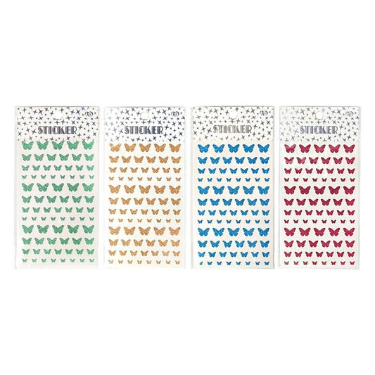 Calcomania Escolar Mariposas Brillantes Varios Modelos ITrade