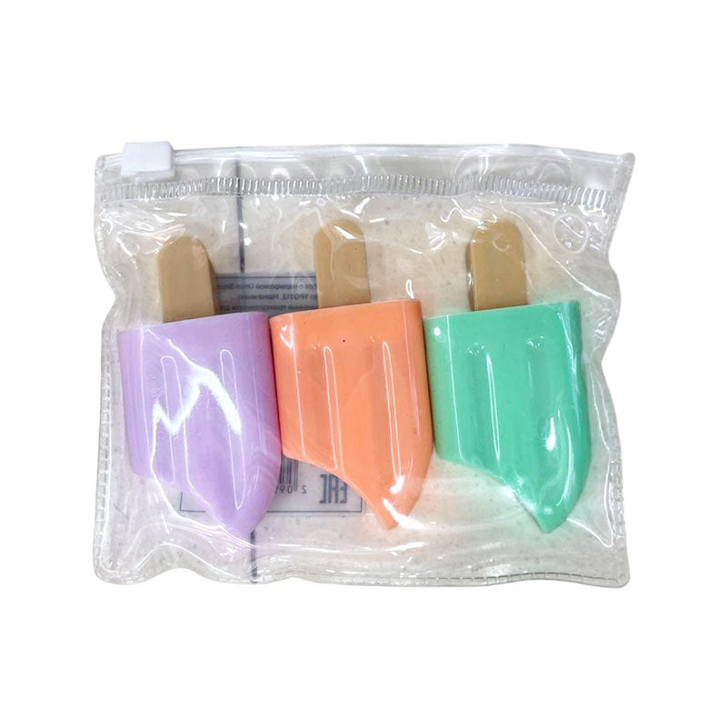 Marcatextos de Helados C/3 Piezas ITrade