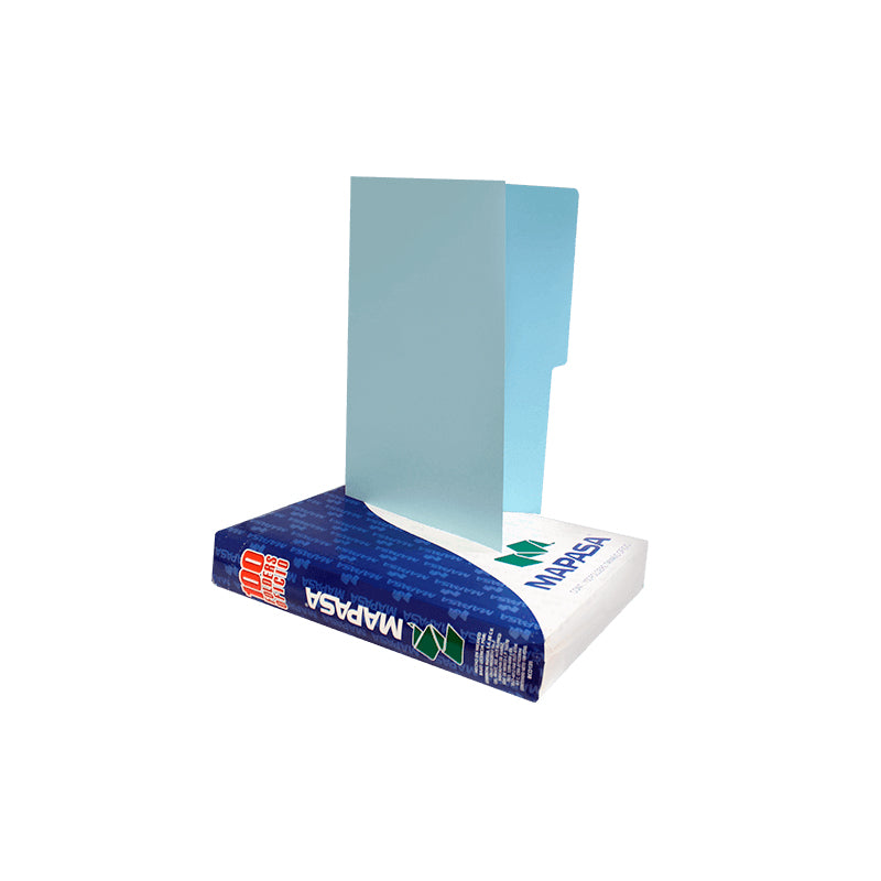 File Folder Azul Folder Oficio Azul 1 pieza Mapasa – Papelería del Ahorro