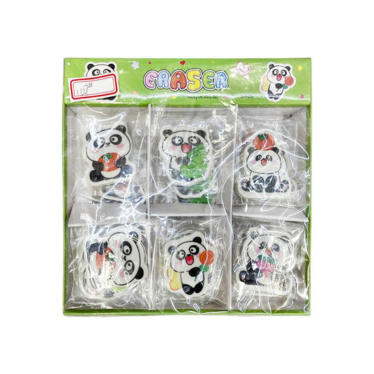 Borrador Escolar Pandas Bolsa C/1 Pieza ITrade