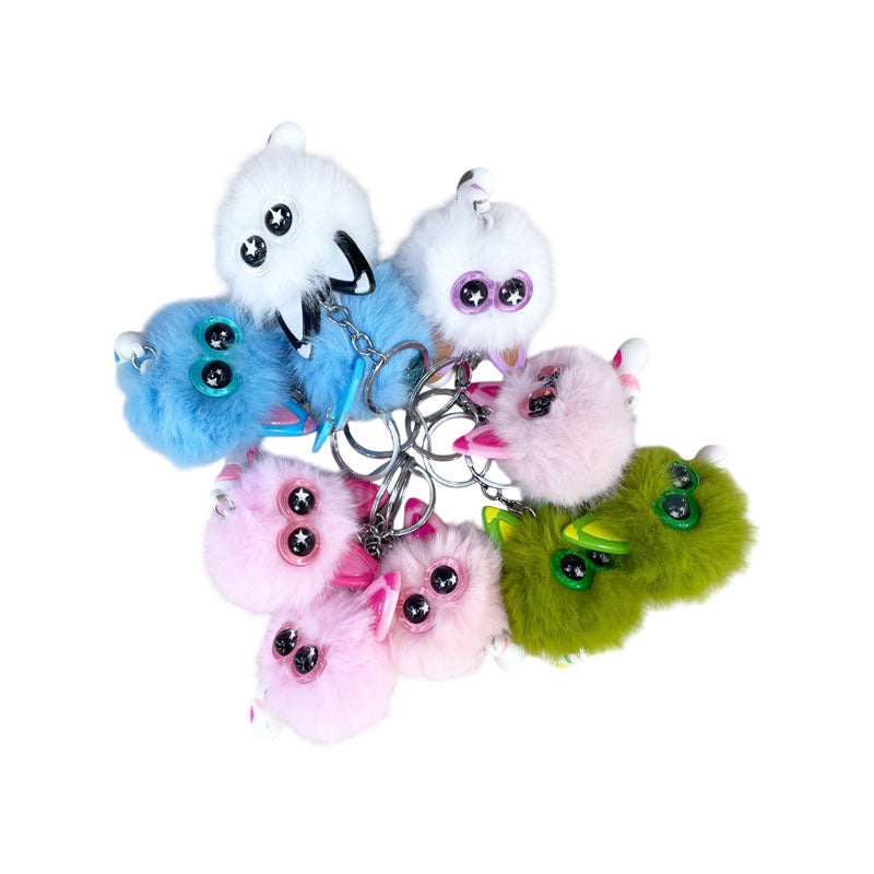 Llavero Pompon en Forma de Gatitos Varios Colores ITrade