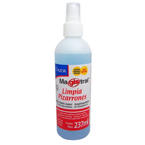 Limpiador Liquido para Pizarrón Blanco 273 ml Magistral Azor