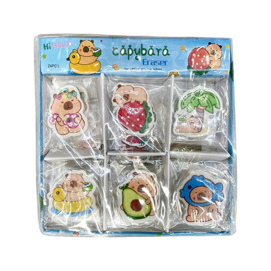Borrador Escolar Capibaras Bolsas C/1 Pieza ITrade