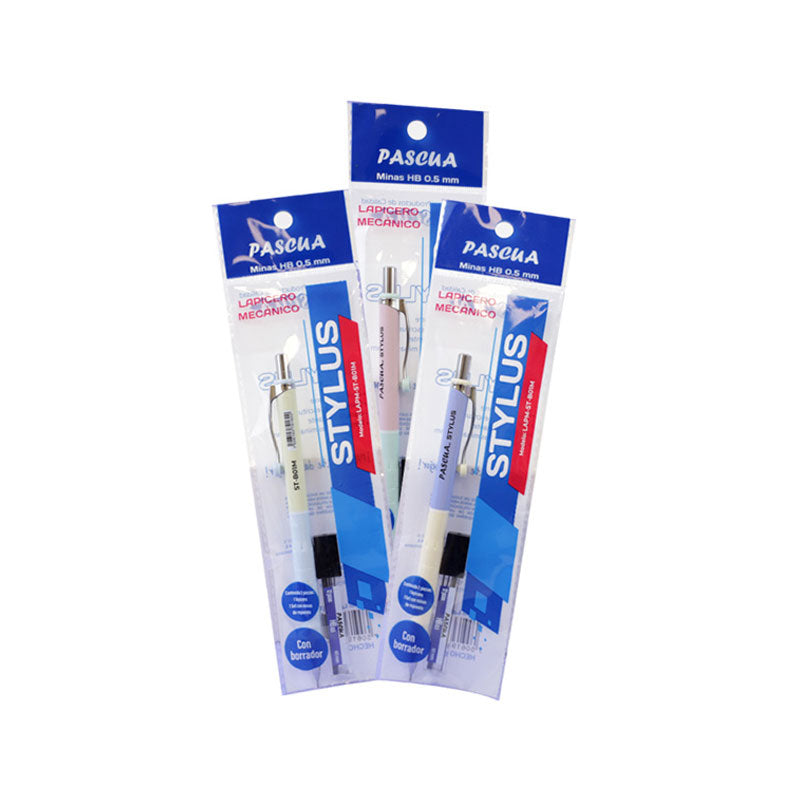 Lapicero 0.5 mm Stylus Con Minas de Repuesto Bolsa C/1 Pieza