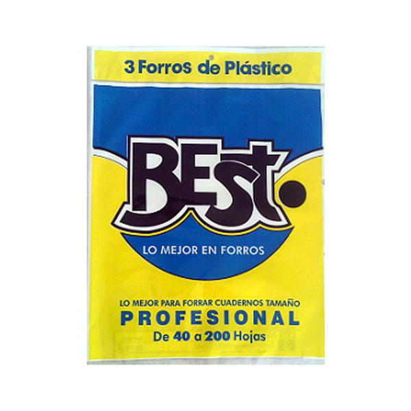 Forro Escolar Profesional 3 piezas Best