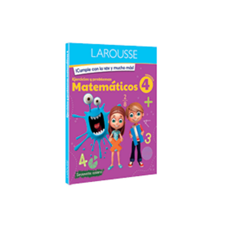 Libro Actividades MATEMATICAS 4 LAROUSSE