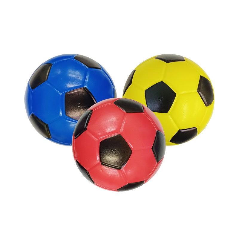 Pelota Antiestrés Fútbol Varios Colores ITrade 7.6 cm