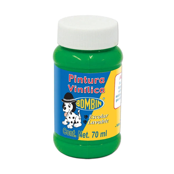 Pintura Vinílica Verde 70 ml Bombin