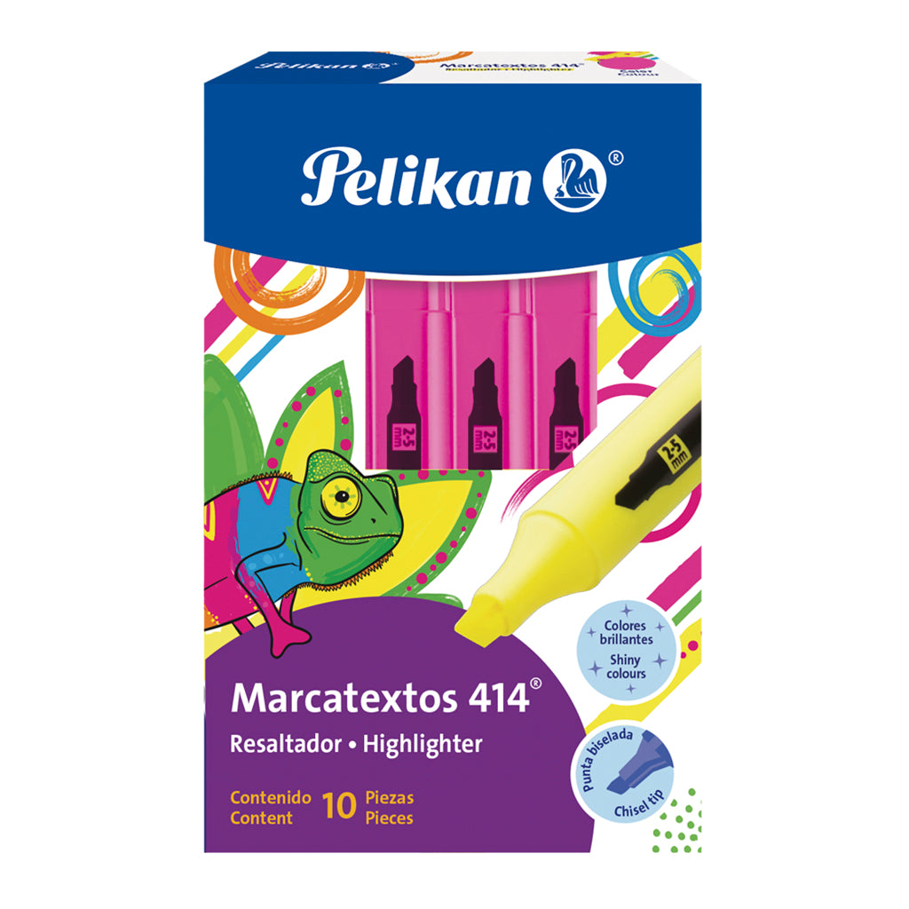 Marcatextos Grueso Rosa #414 Pelikan