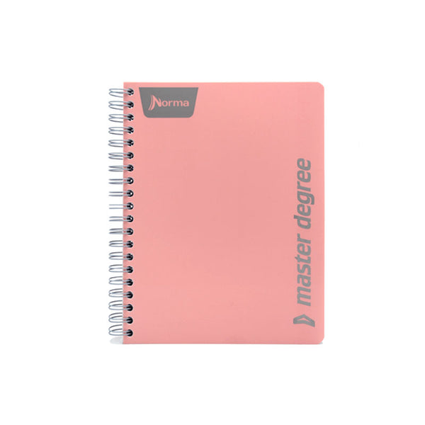 Cuaderno Profesional Doble Arillo Raya 100 hjs Master Degree Polycover Norma