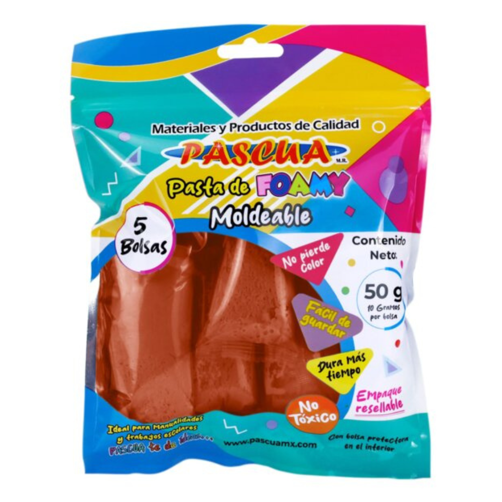 Foamy Moldeable Chocolate 50 grs Pascua – Papelería del Ahorro
