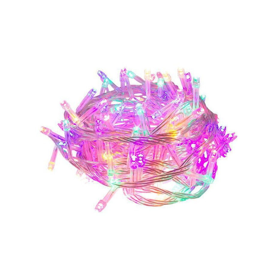 Luces De Navidad 300 Led Multicolor Cable TransParente Navicolor