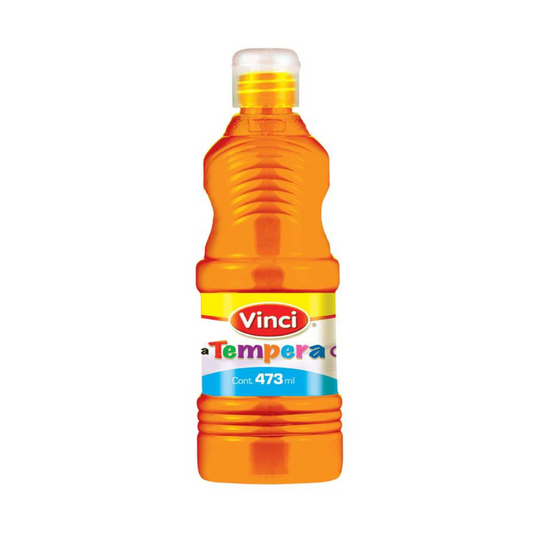 Pintura Tempera Naranja 473 ml Vinci Dixon