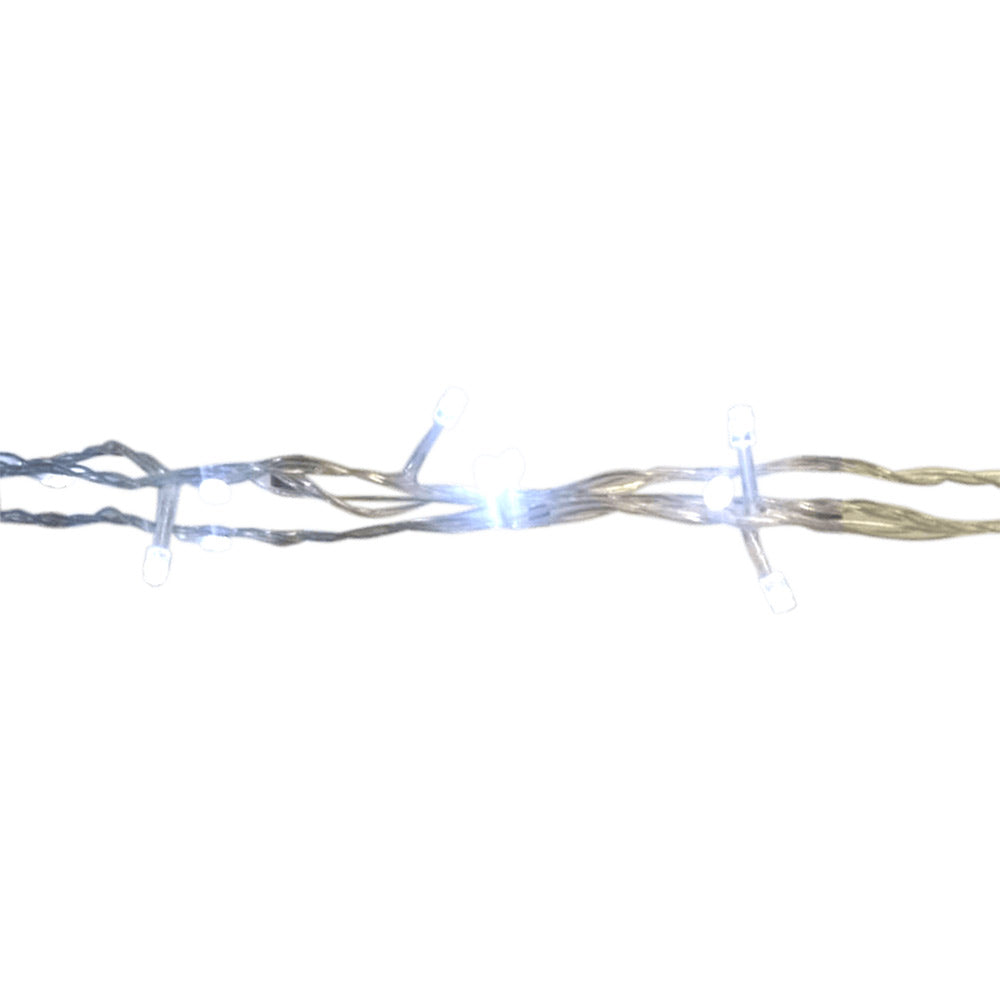 Luces Navideñasidad 100L Led Blanca Cable TransParente Navicolors