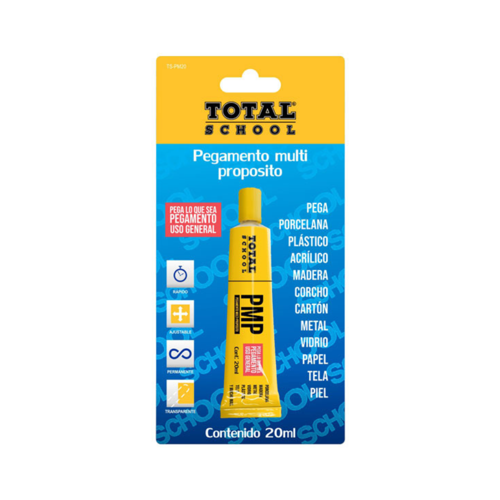 Pegamento Multiproposito 20ml Total School